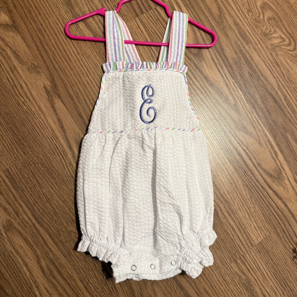 Baby Girl Bubble - Perfect For Easter "E"